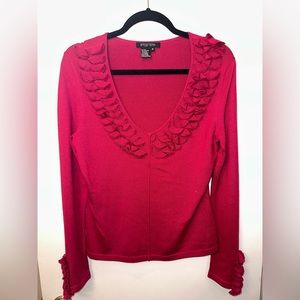 Etcetera sweater. Size Medium. Maroon/Red color.
